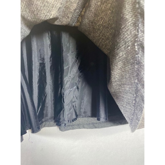 Dalia Collection Women Petite Wool Blend Herringbone‎ A-Line Midi Skirt Size 14P - Picture 6 of 7